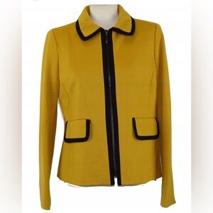 Yellow Jacket with Black Trim